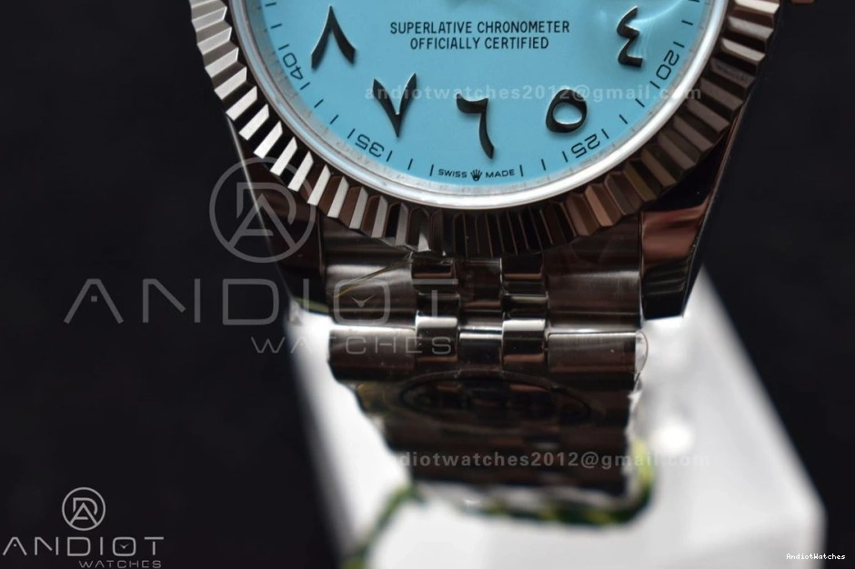 Bracelet Jubilee on 1:1 636 Blue Edition Dial SA 904L Arabic Tiffany Marker 41 Best 126334 DateJust DIWF Casual Steel 0904